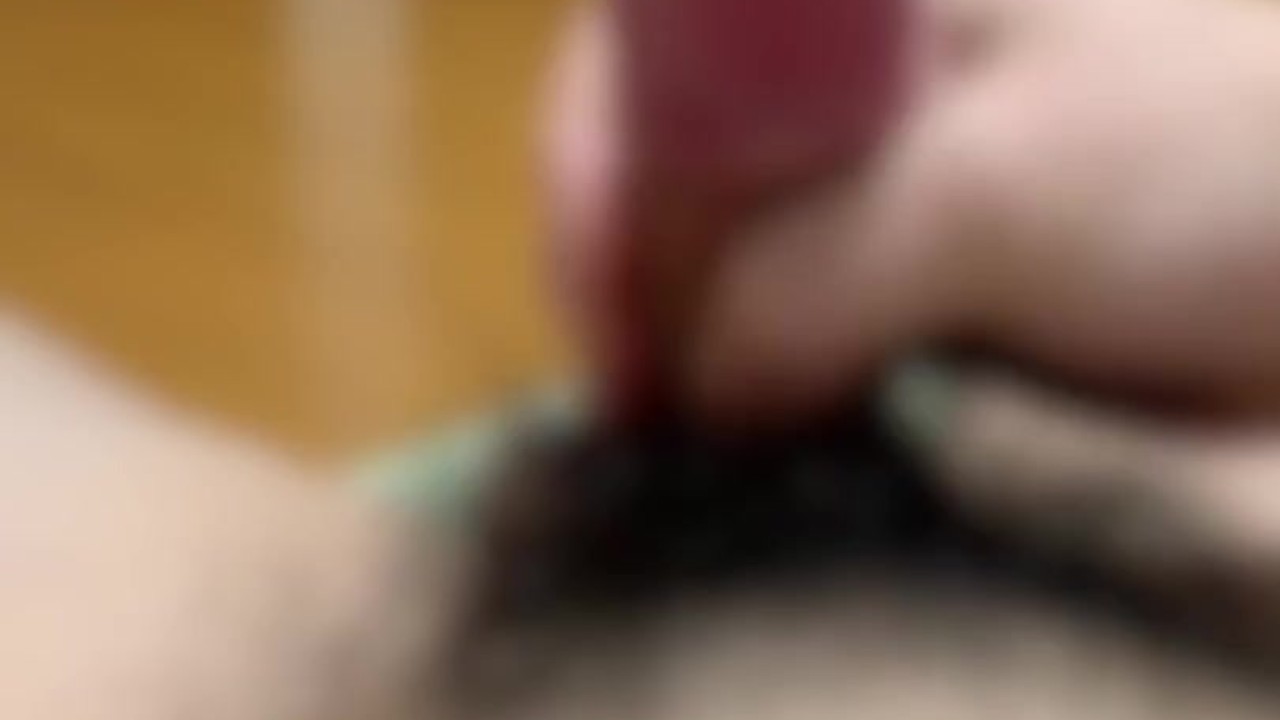 Asian Guy Edges with Cum Control Masturbation