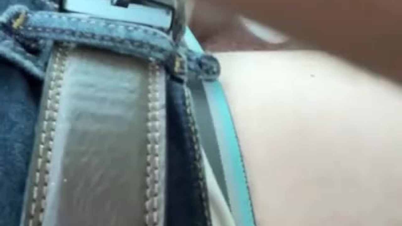 Twink Gets Caught and Cums While Driving