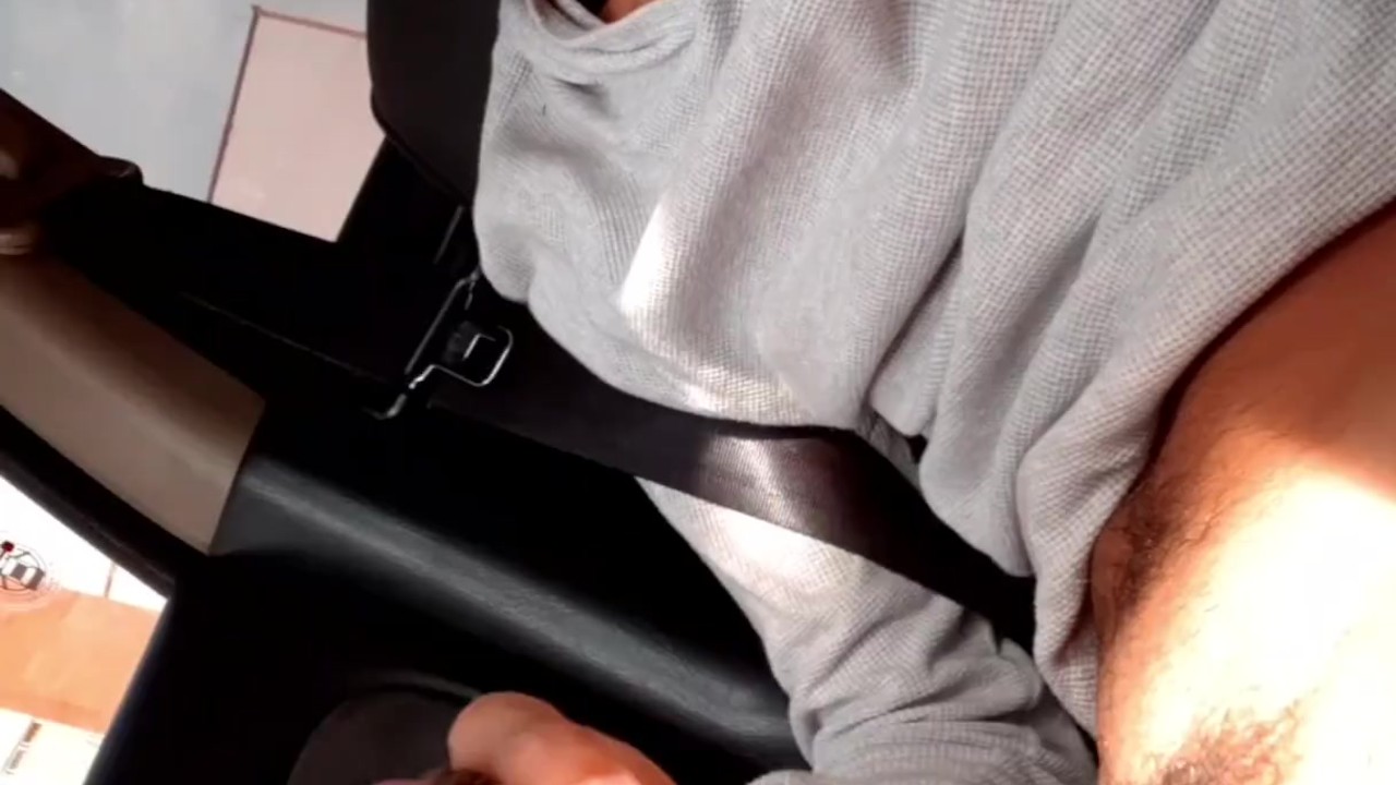 Guy Masturbates in Car as People Pass By