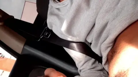 Guy Masturbates in Car as People Pass By
