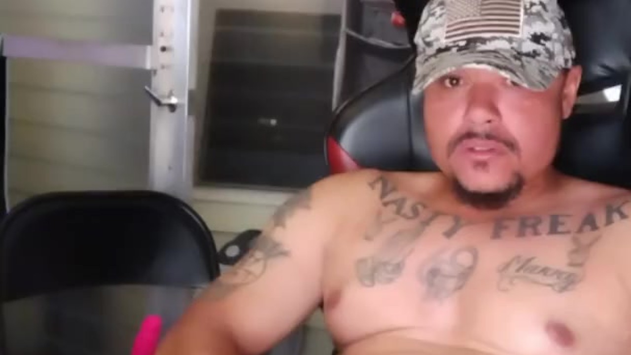 Army Guy Masturbates His Nice Cock