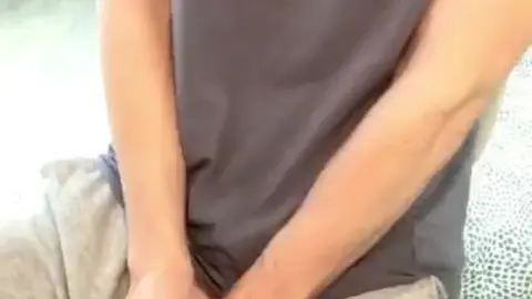 Guy Teases in Sweatpants