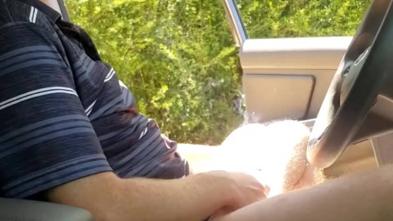 Ginger Daddy Masturbates with Fire Bush