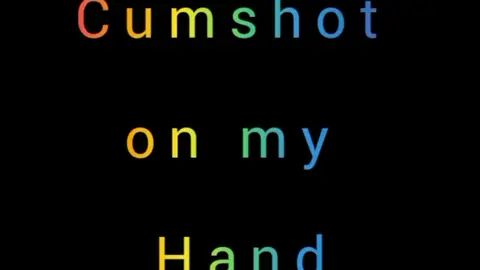 Solo Guy Masturbates to Handjob Cumshot