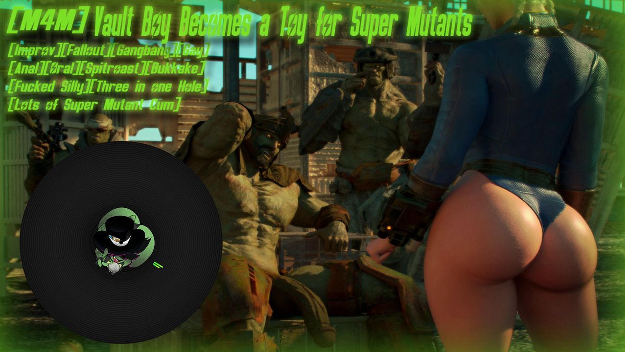 Muscular Vault Boy Fucked by Super Mutant Tops