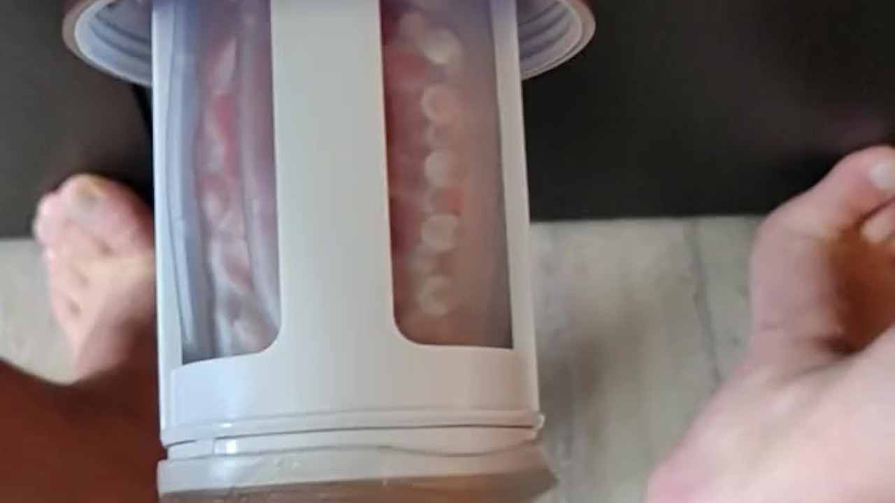 Intense Blowjob Machine Sucks Hard Till Cum