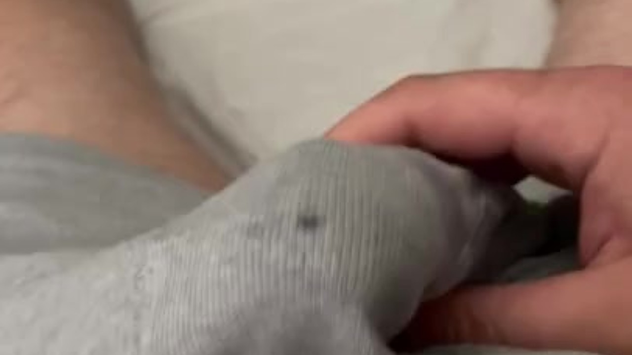 Guy Cums Through Underwear Tease