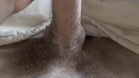 Twink Strokes Hairy Guy's Big Dick