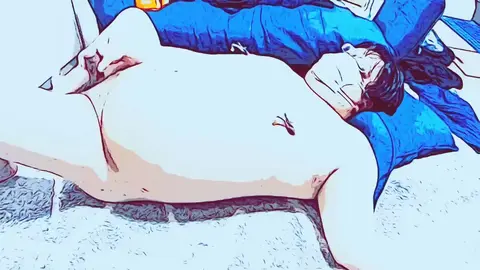 Gay Anime-Style Masturbation with Erotic Voiceover