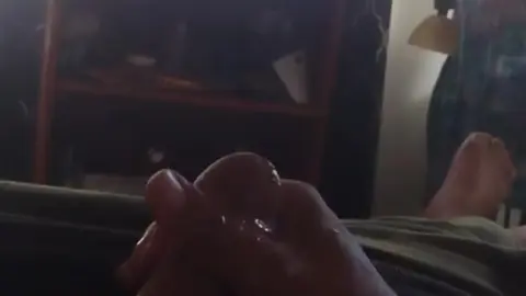 Gay Cum Facial with Eager Bottom