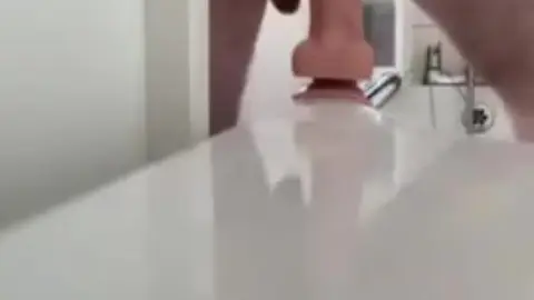 Gay Guy Tries Small Dildo for Quick Solo Play