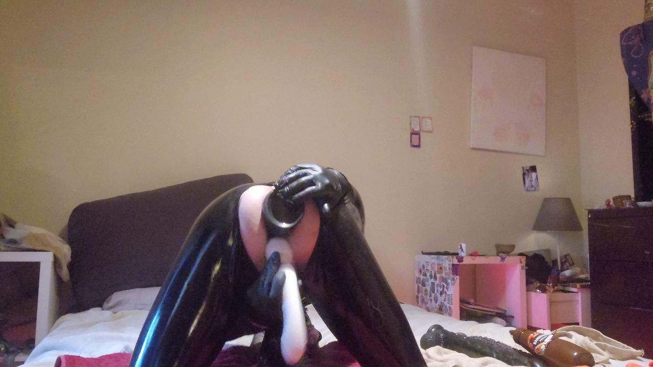 Intense Bareback Fucking with PVC Gear