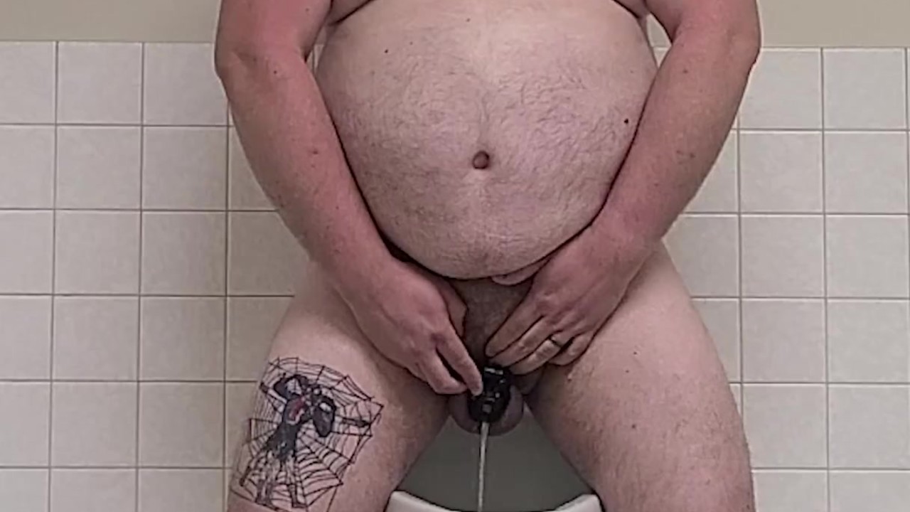 Caged Subs Use Urinal for Humiliation
