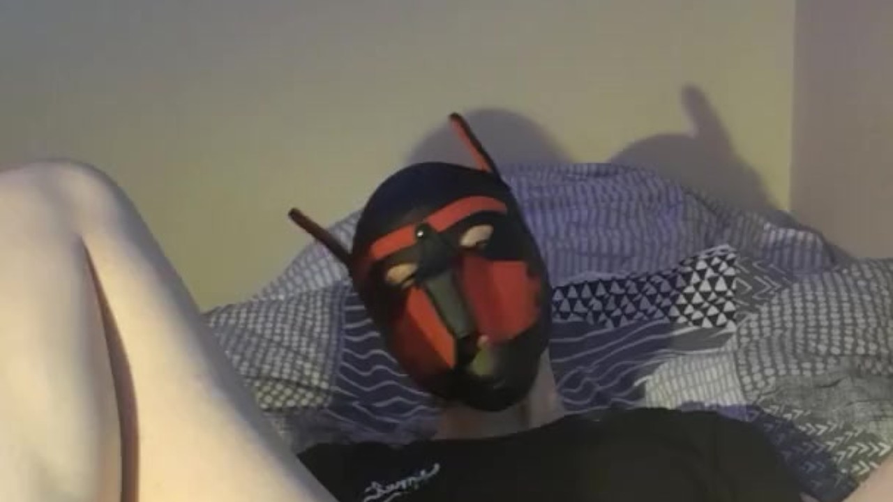 Twink Pup Stretches His Tight Hole