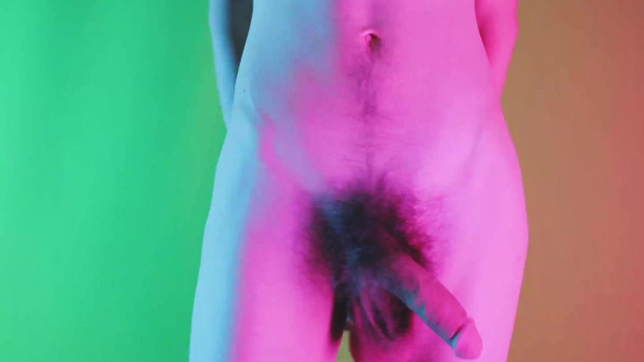 Hairy Guy Shows Off Bulge and Soft Cock