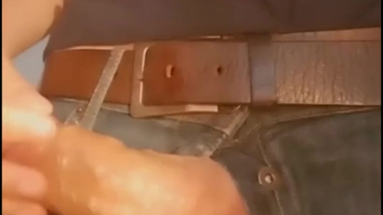 Teen Boy Jacks Off Big Cock in Jeans