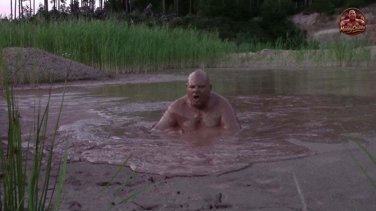 Gay Men Play in Deep Quarry Mud Pond