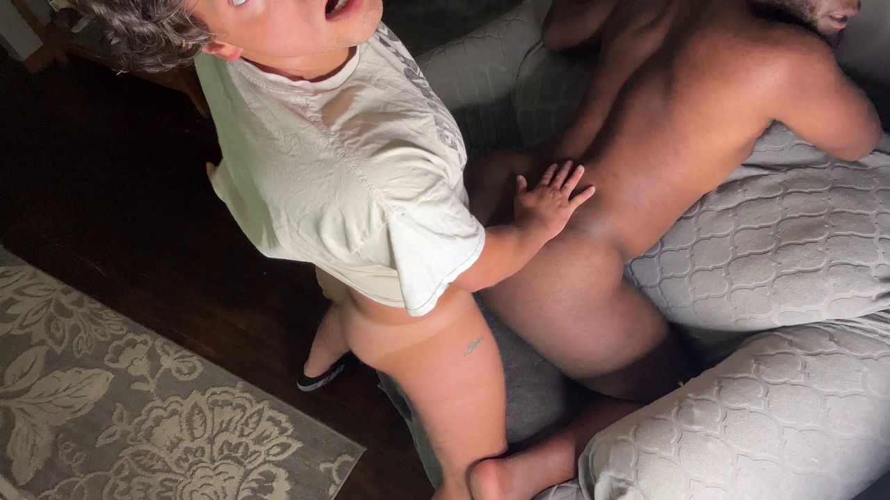 Black Bubble Butt Anal Training with Huge Dildo & Bareback Breeding