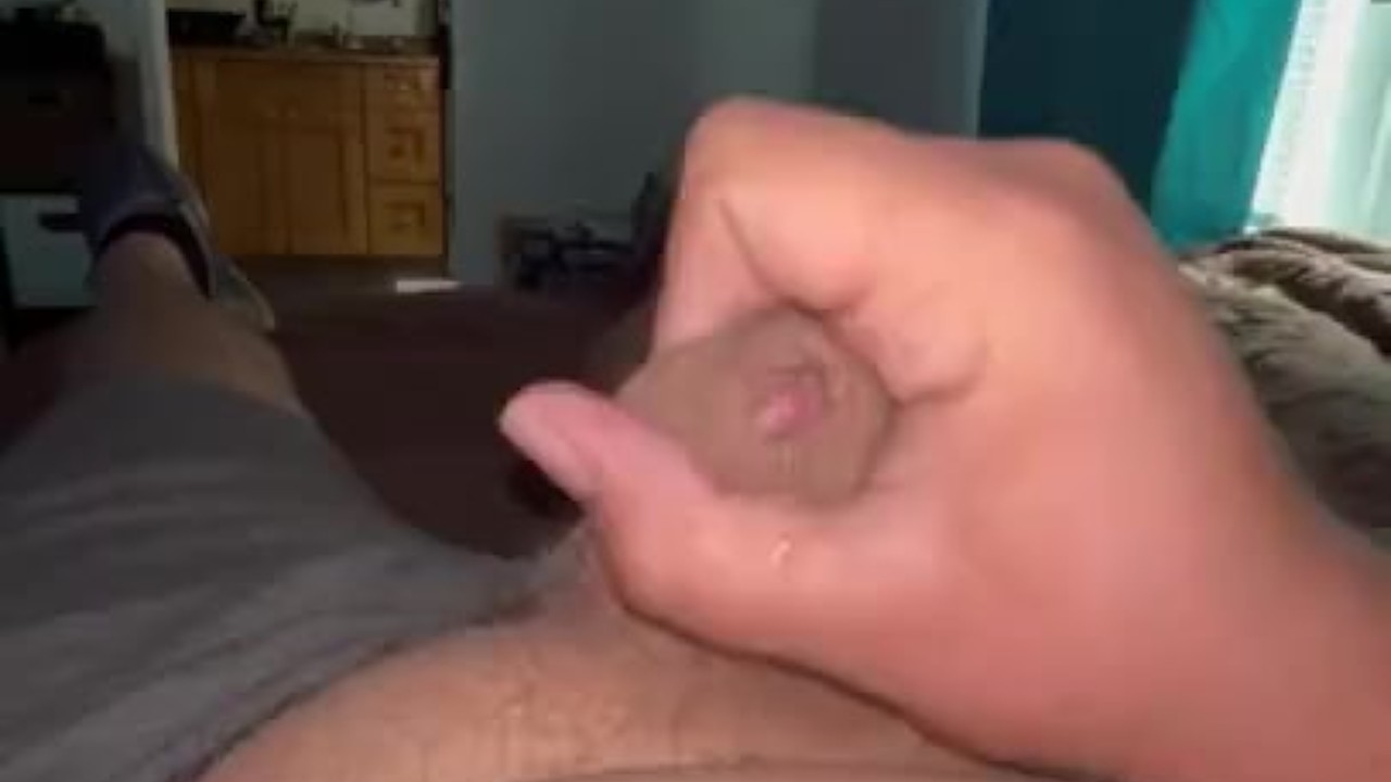 Chubby Guy Cums on Camera