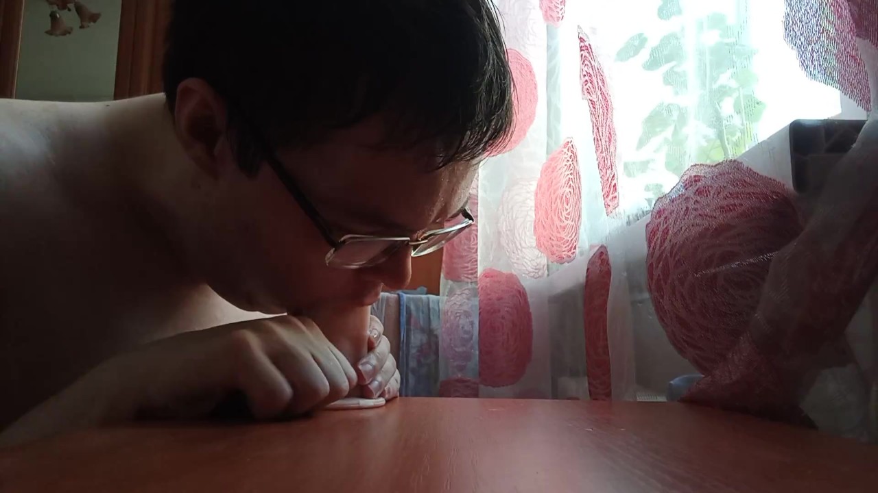 Twink Deepthroats Dildo in Solo Action