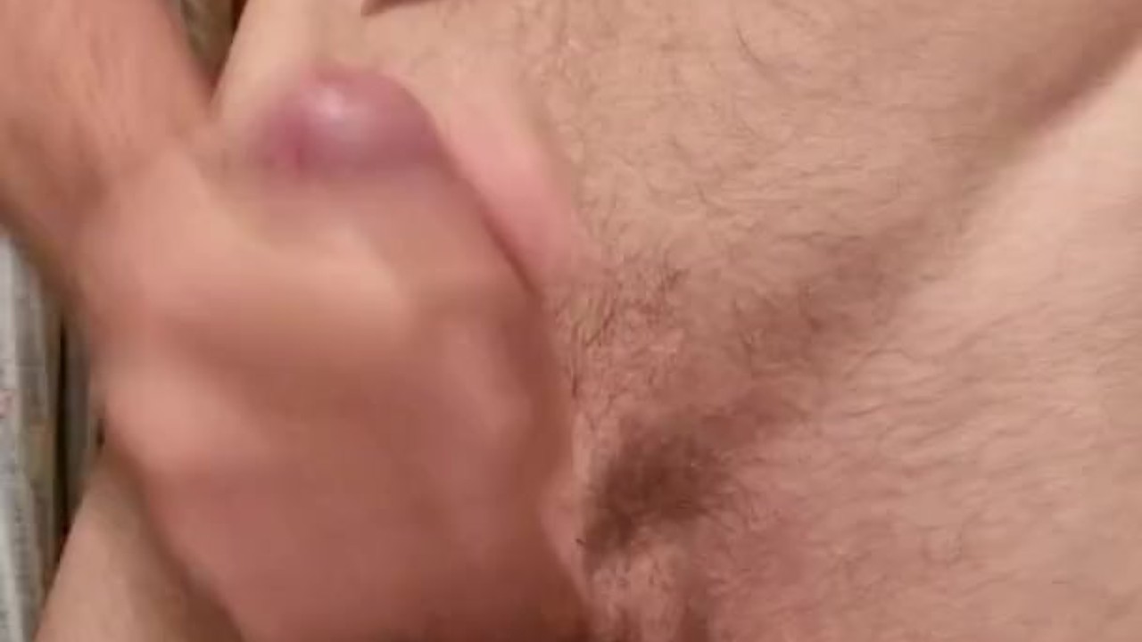 Young Twink Jerks Off in Bathroom