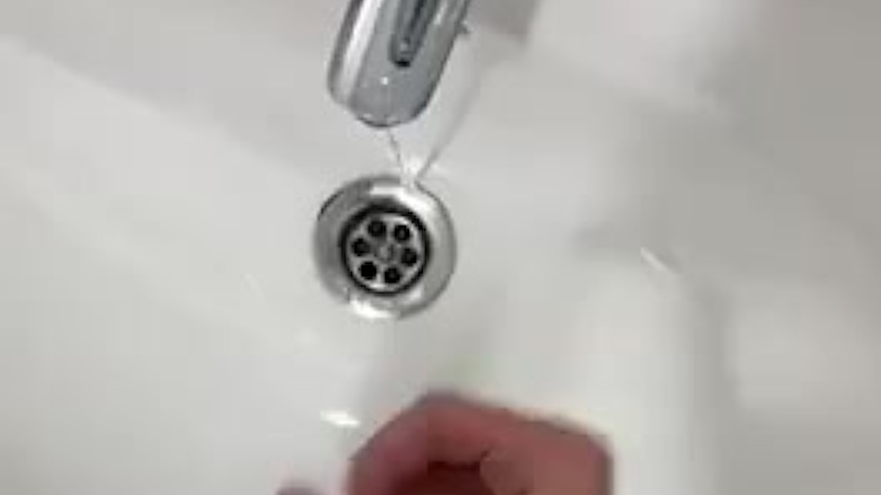Solo Guy Jerks Off Big Dick in Bathroom