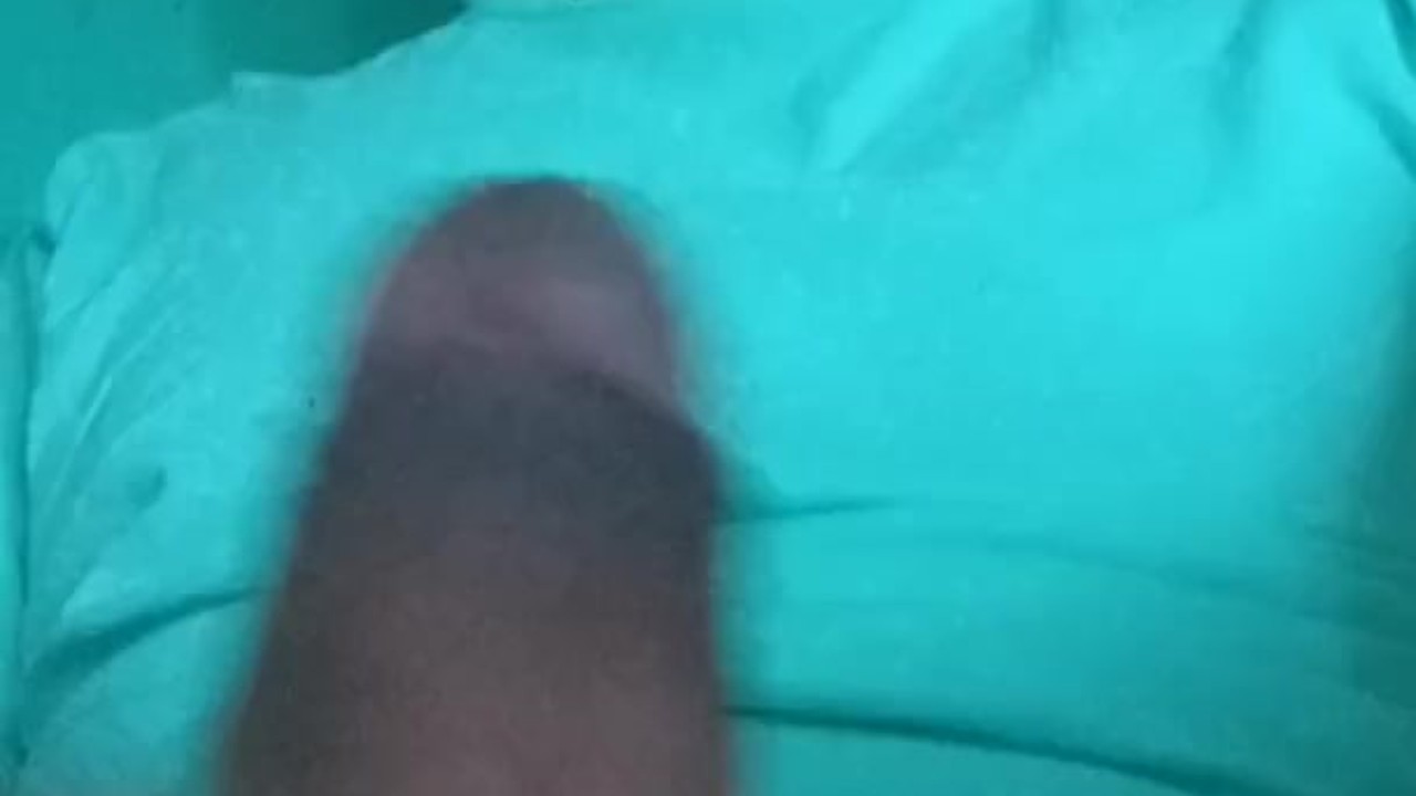 Latino Man Masturbates His Erect Penis