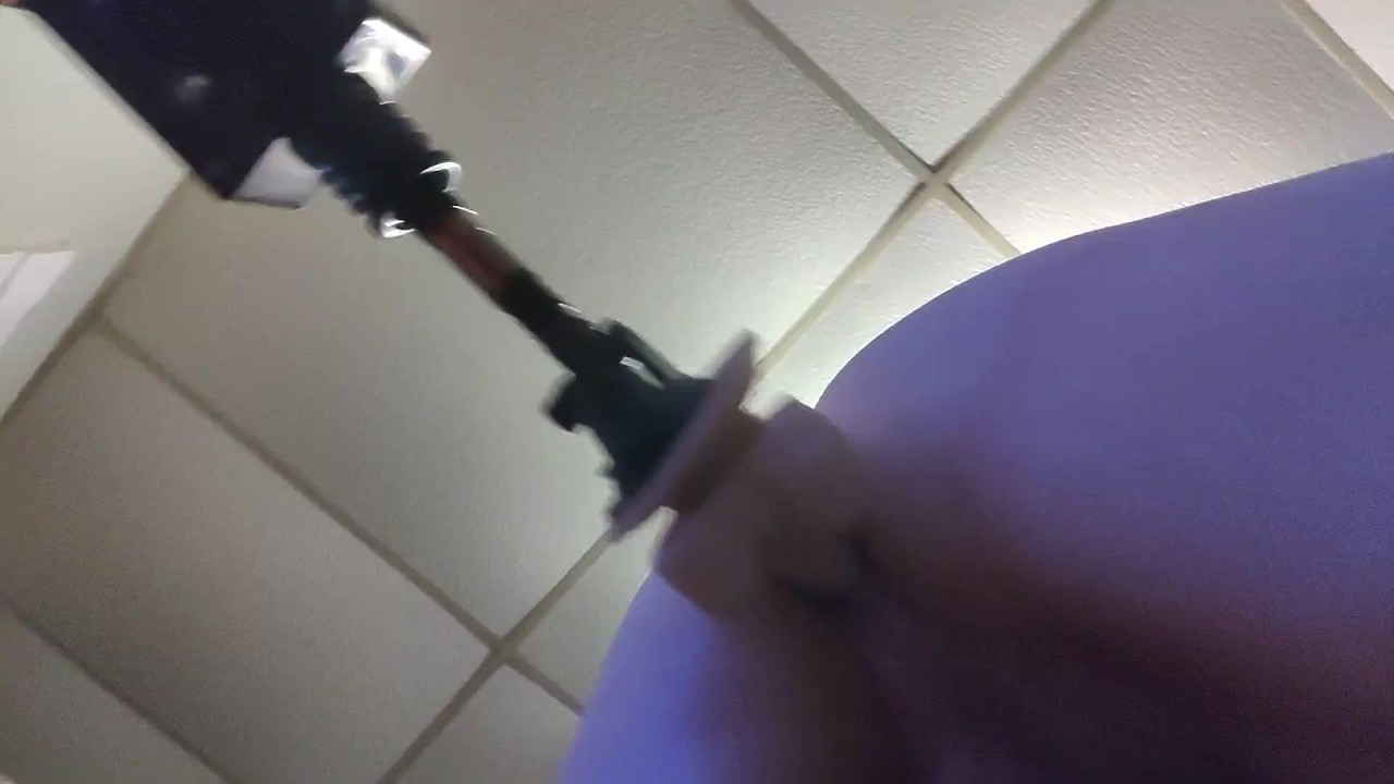 Guy Rides Sex Machine to Orgasm