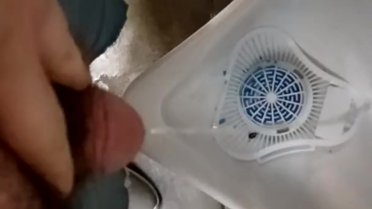 Public Restroom Pissing Exhibition