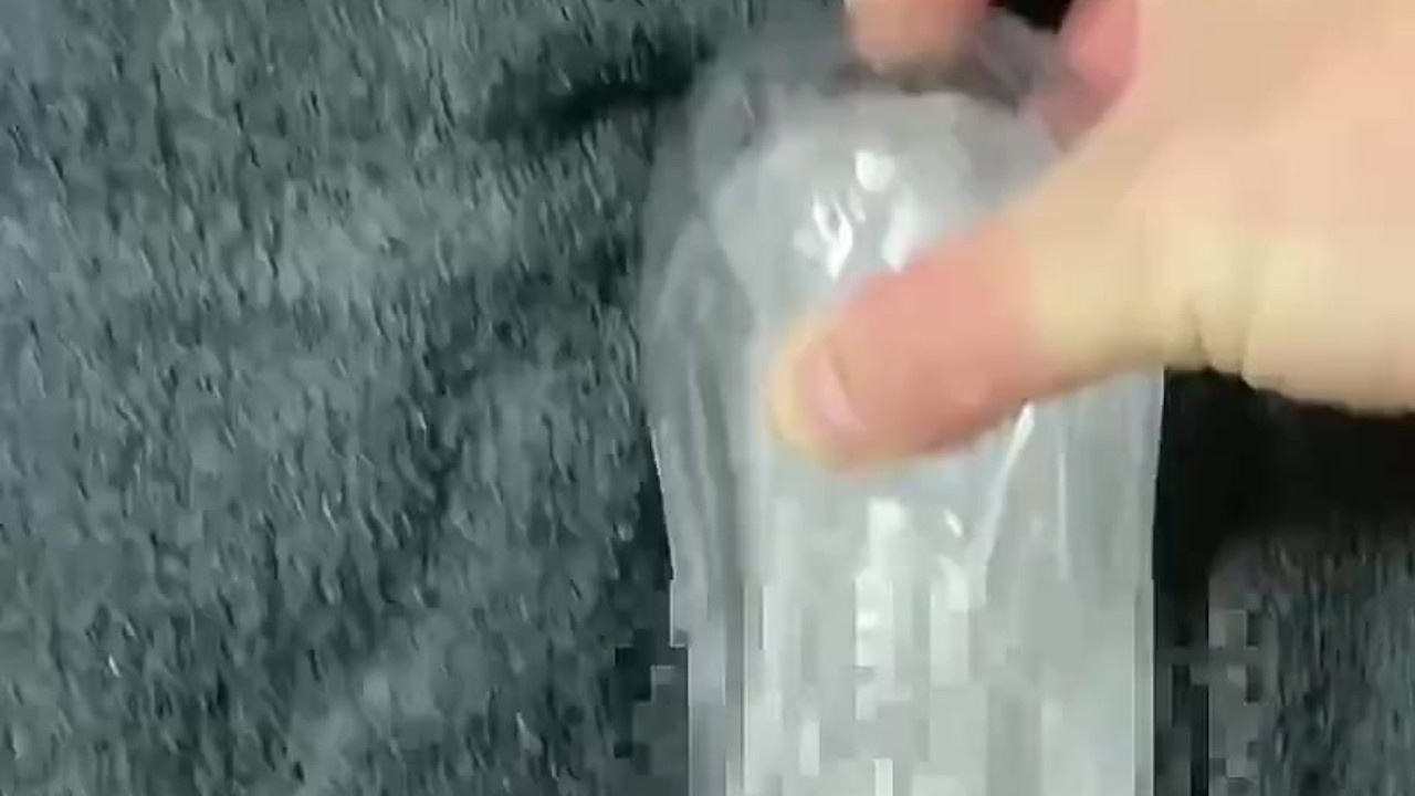 Japanese Guy Masturbates with Dildo at Night