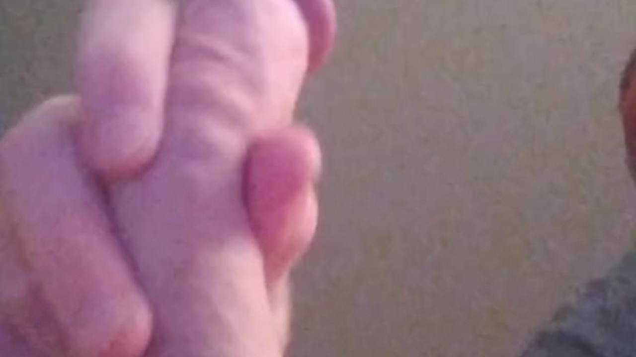 Measuring Large White Cock with Precum