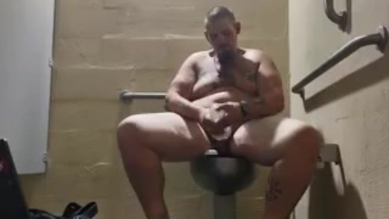 Sneaky Solo in Bathroom