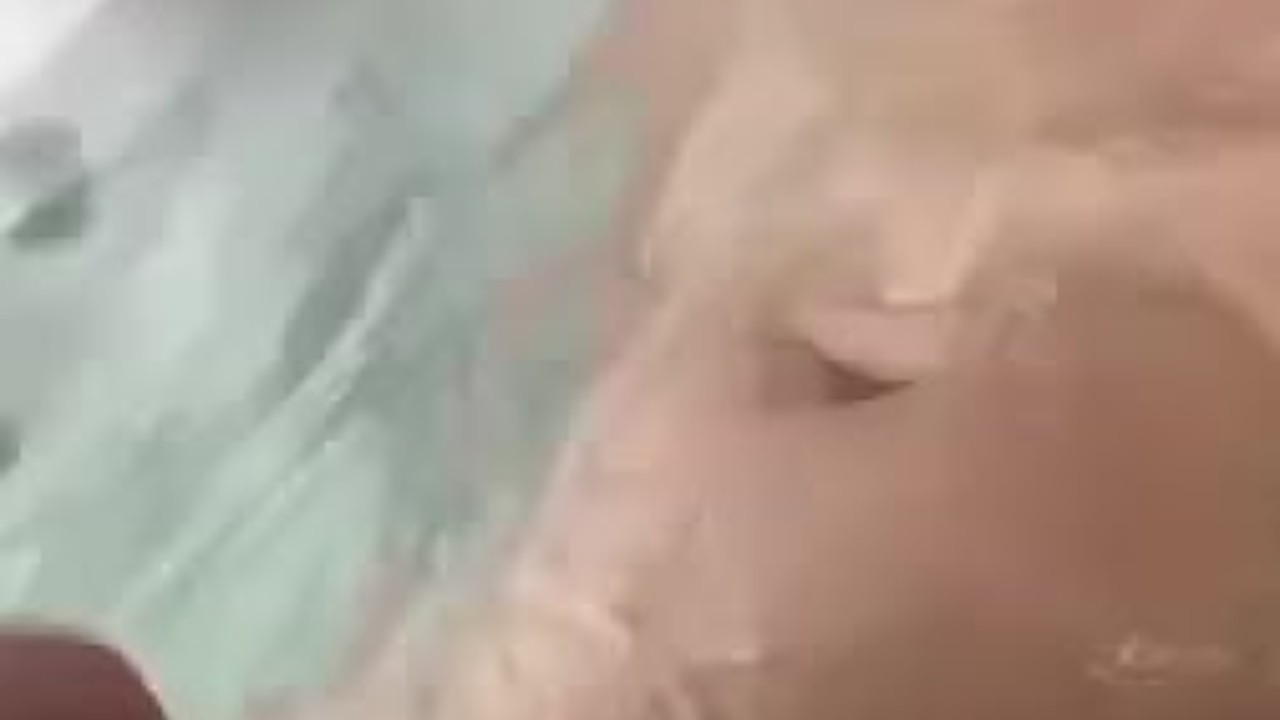 Gay Men Blow Loads in Hot Tub During Storm