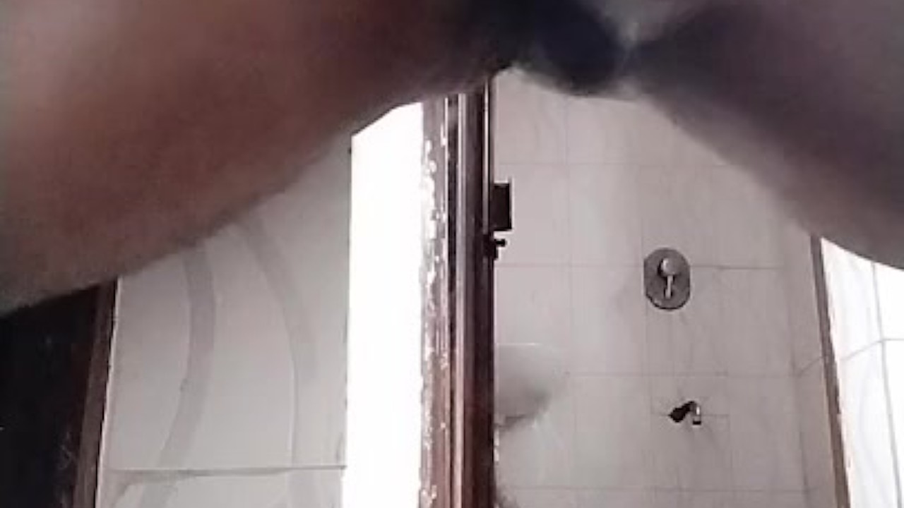 Hung Black Ebony Guy Cums on Boxer