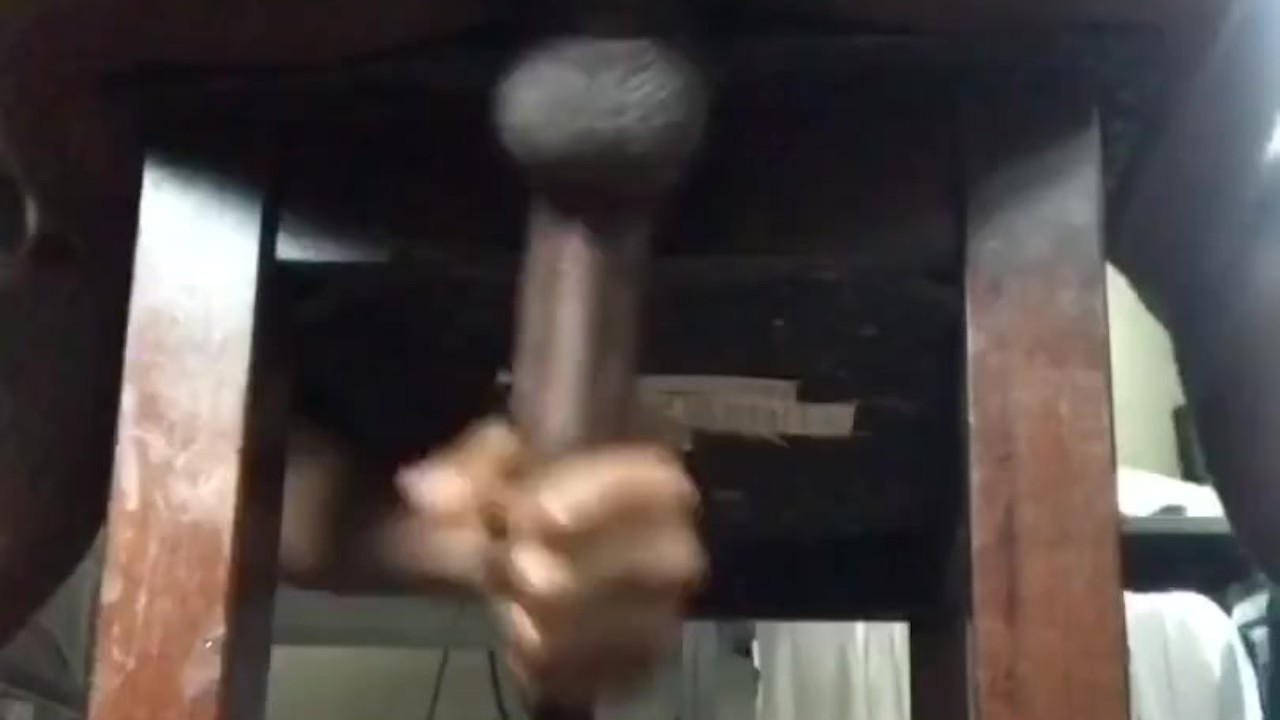Guy Twerks and Milks Himself in Solo Action