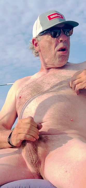 Solo Guy Masturbates on Sailboat
