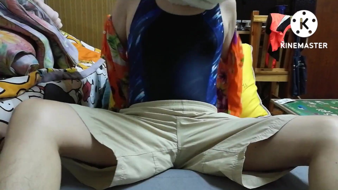 Guy Tries On New Swimsuit