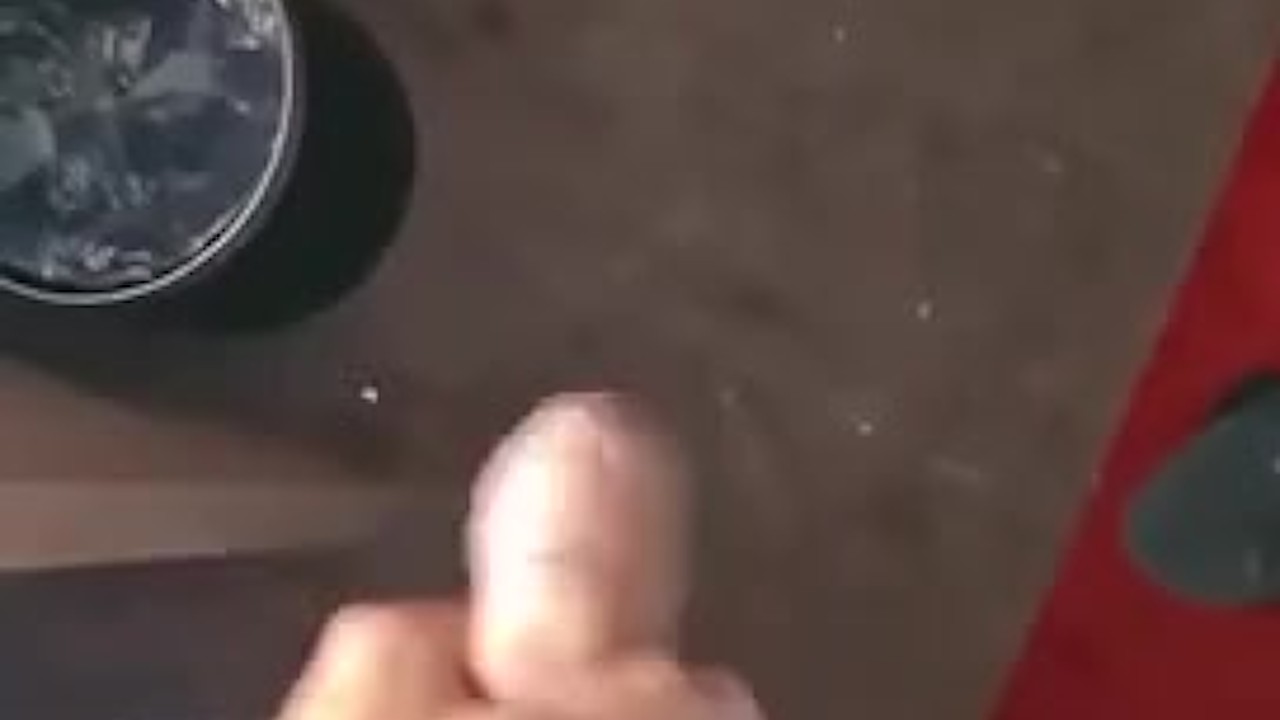 Messy Cumshot Covers Carpet