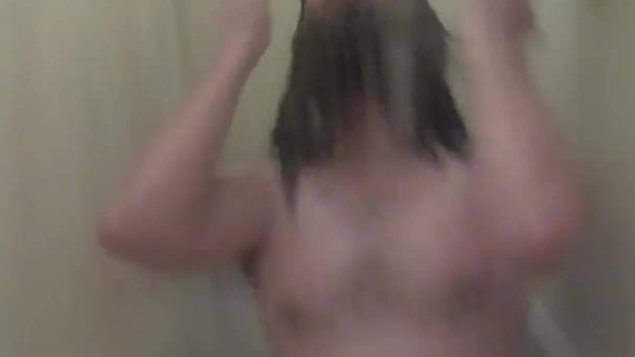 Hunky Guy Takes Shower After Sweat