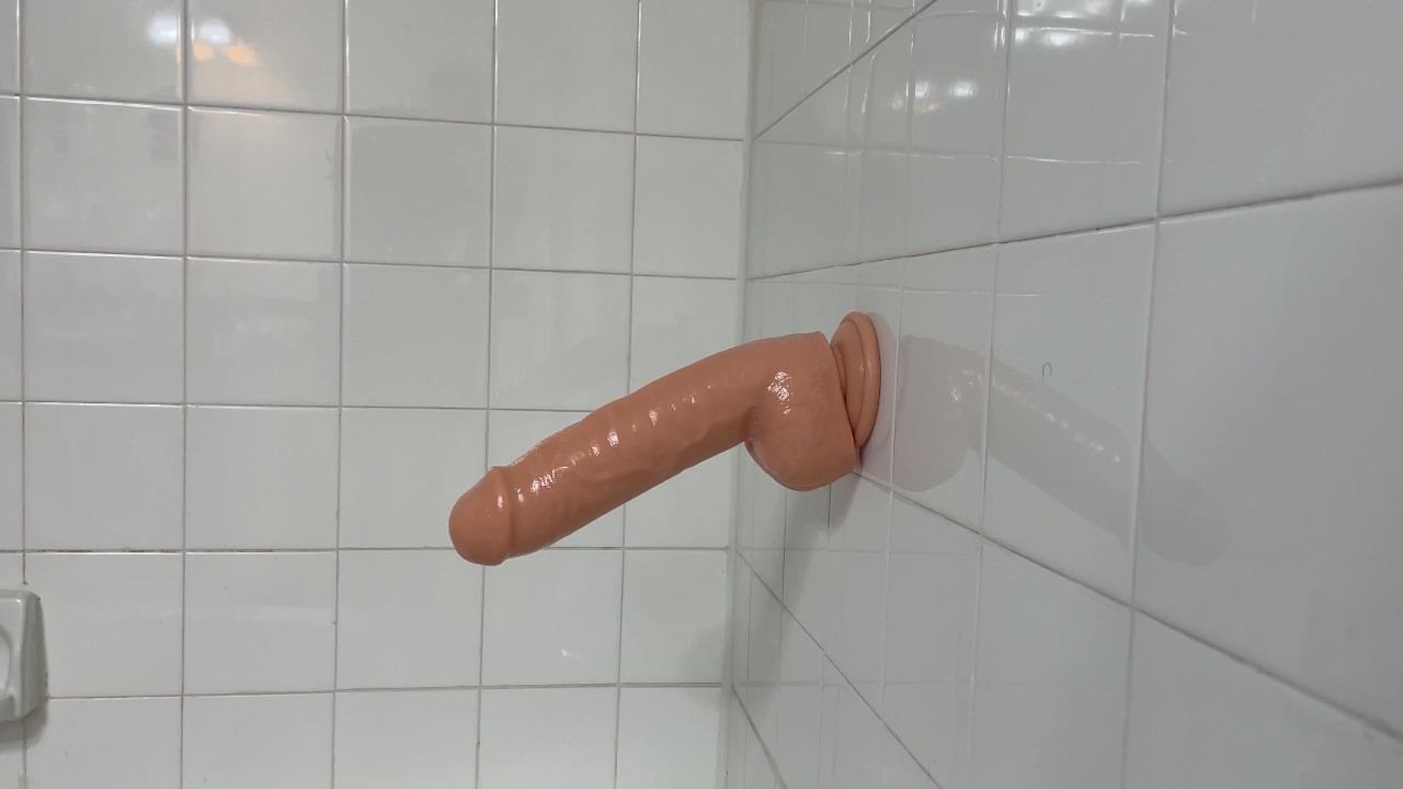 Giant Dildo Wrecks Bottom in Solo Play
