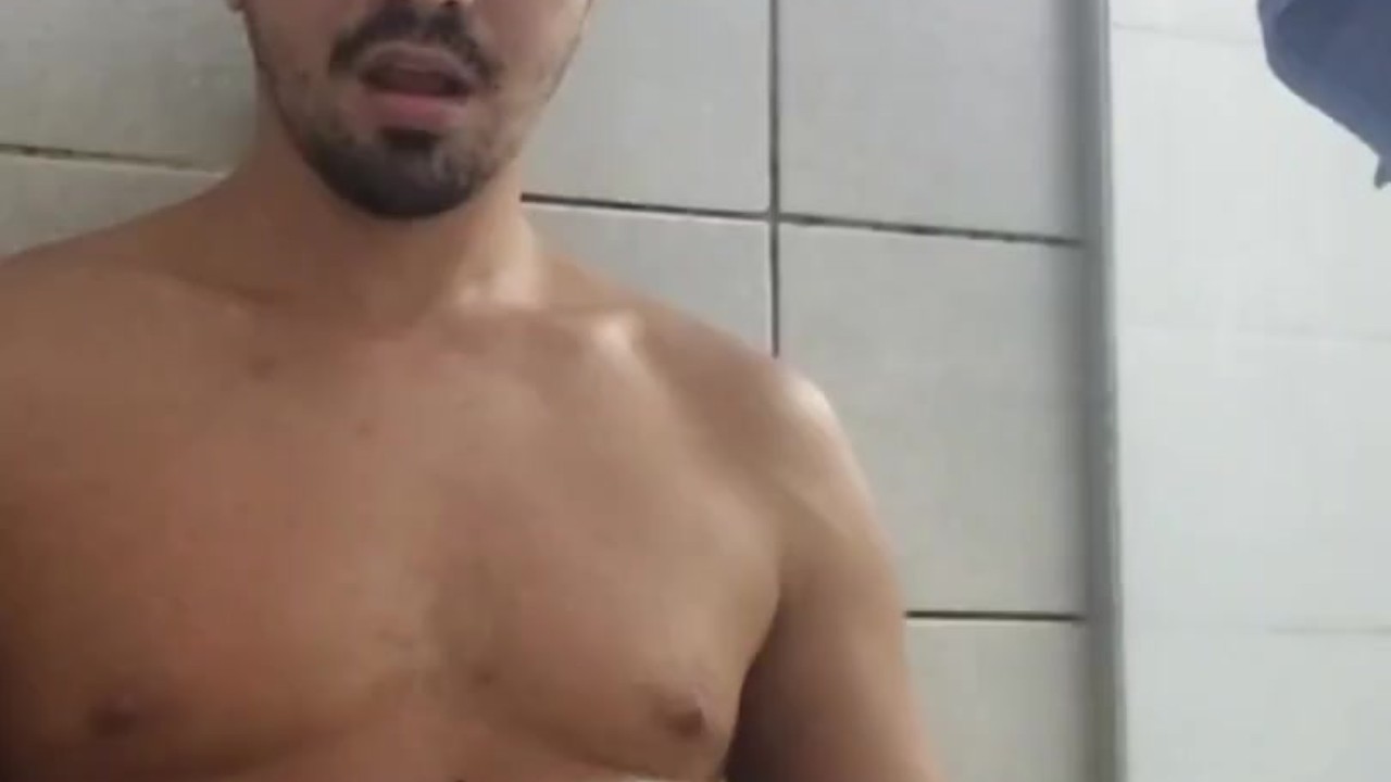 Latin Guy Urinates on Himself in Exhibitionist Act