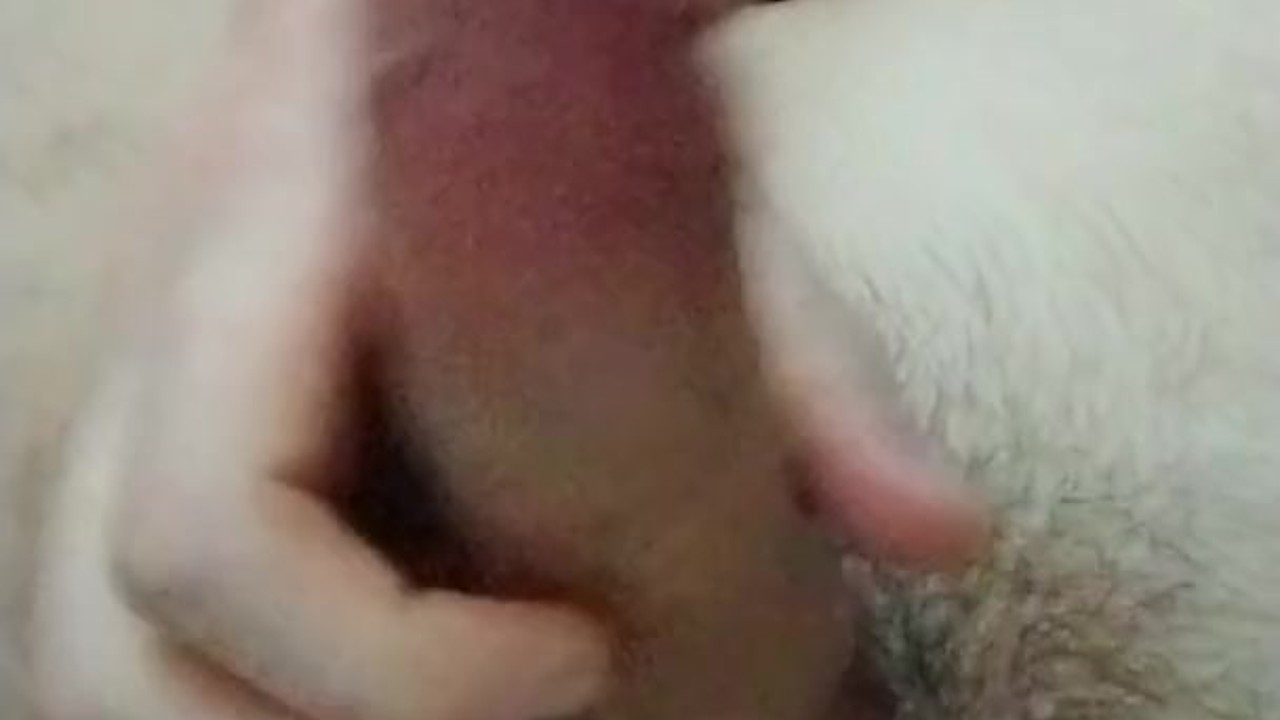 Guy Jerks Off and Cums on His Chest