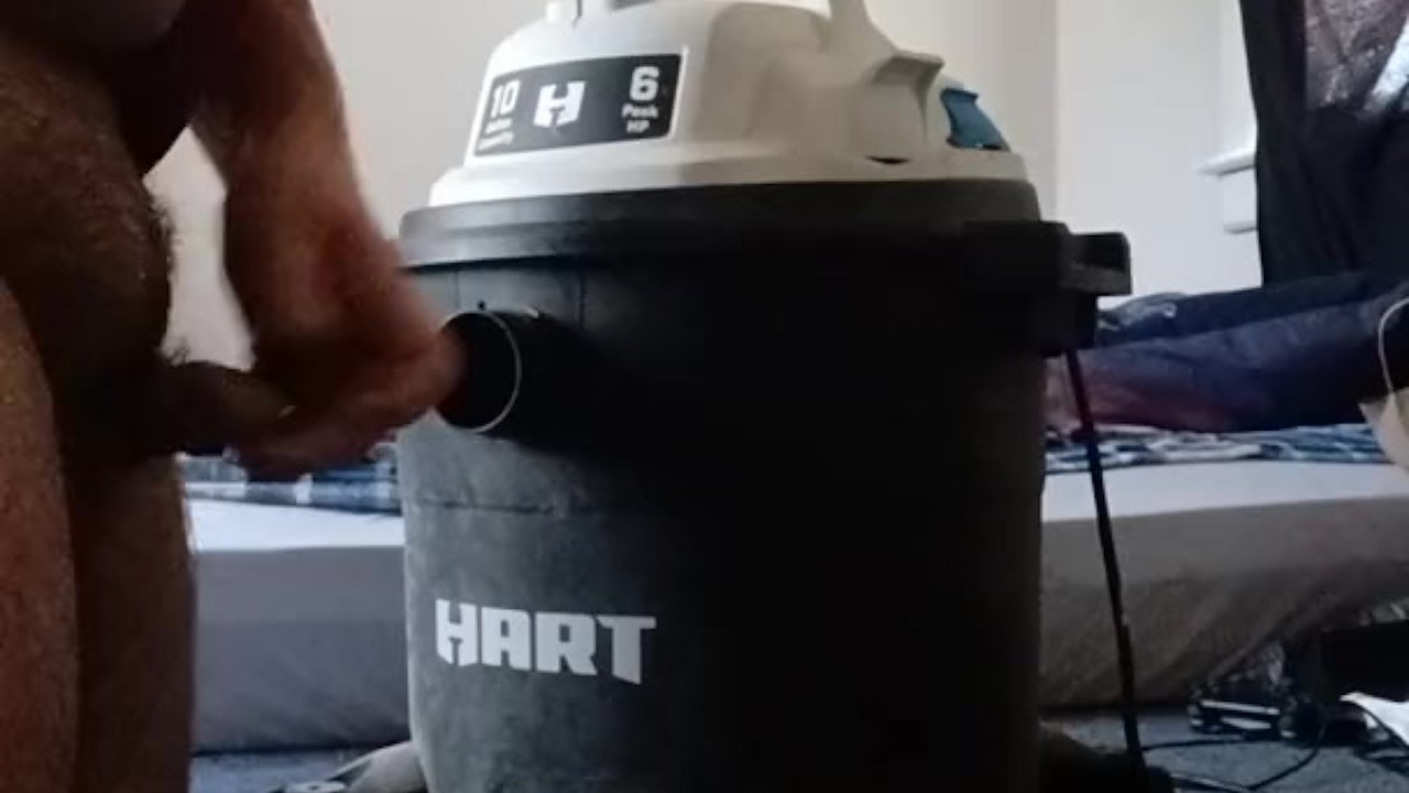 Guy Gets Vacuum Sucked by Hung Top