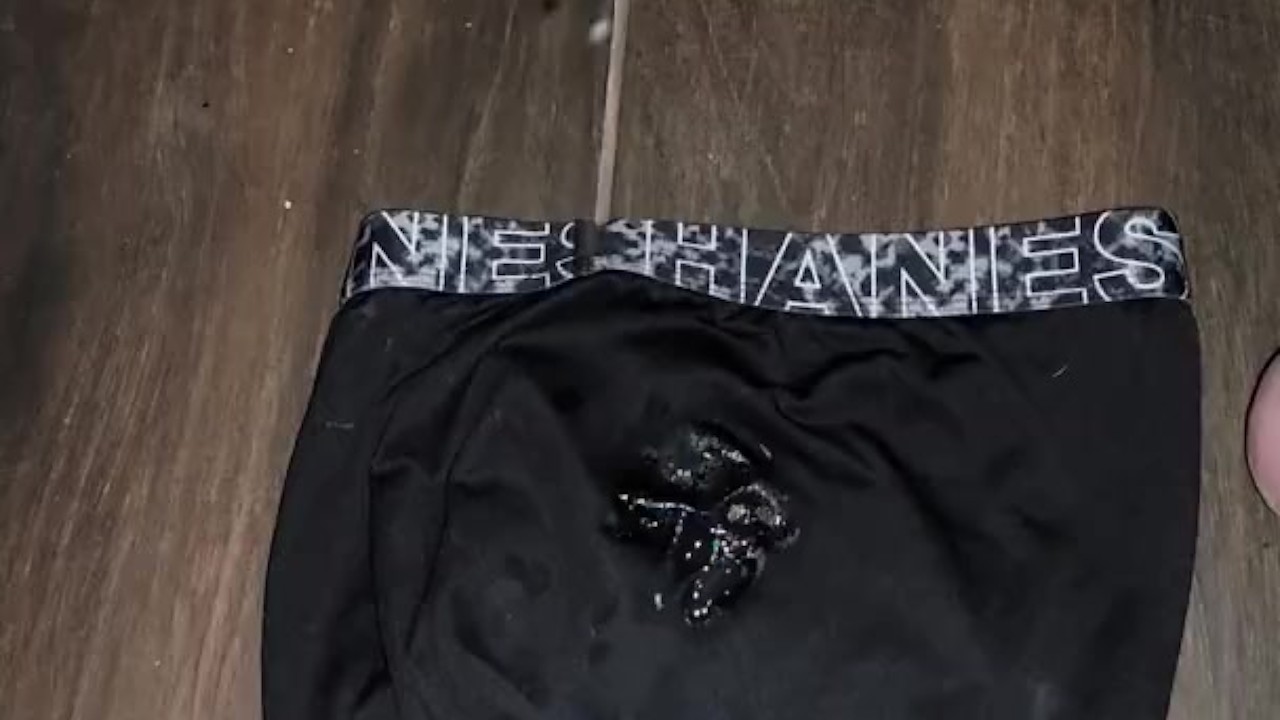 Guy in Kilt Jerks Thick Cock on Boxers