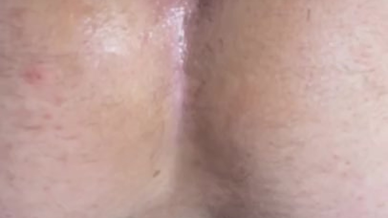 Gay Solo with Pink Anal Toy Masturbation