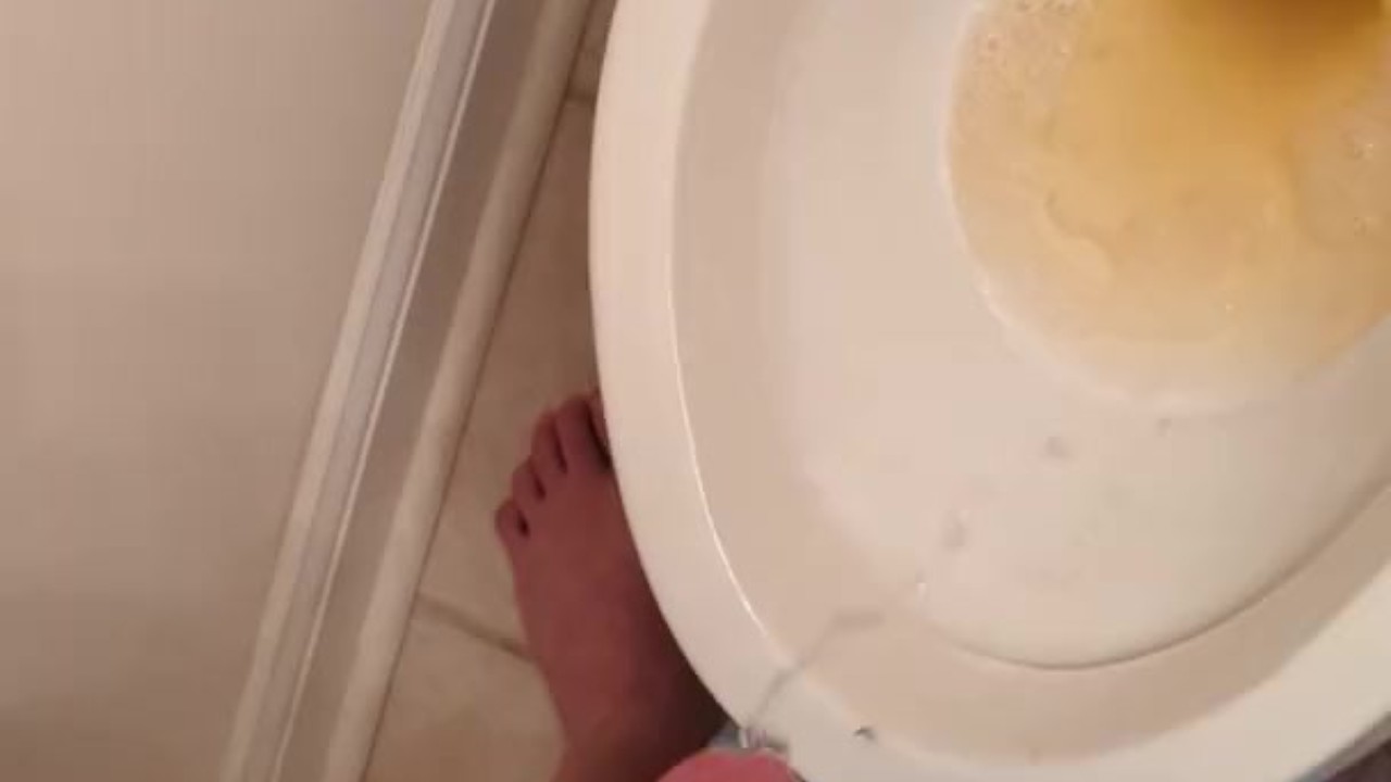 Friend's House Piss and Cum Play