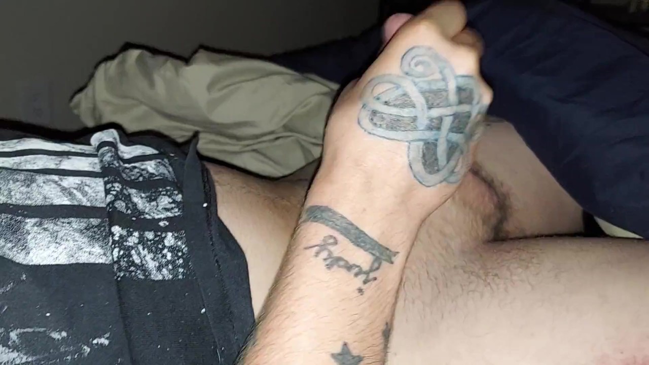 Solo Guy Masturbates to Climax
