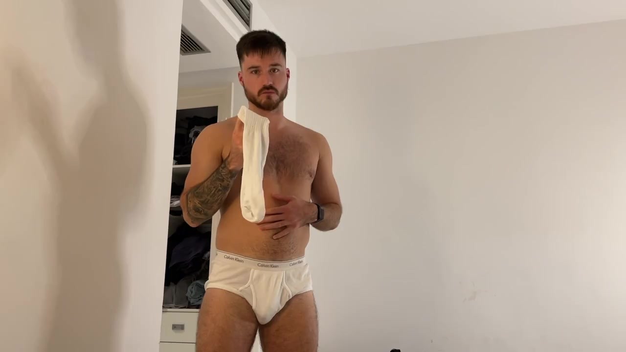 Dominant Top Forces Sock Sniffing Submission