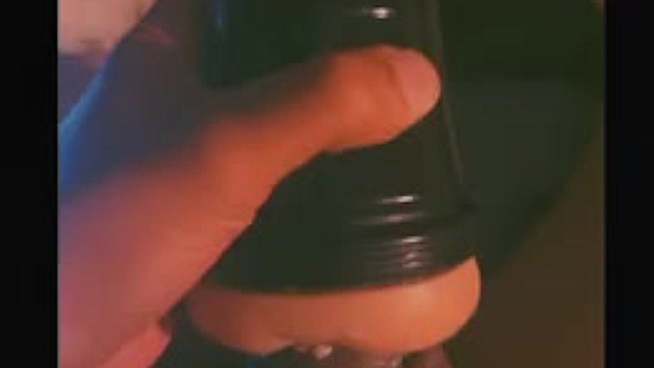 Guy Strokes His Erect Cock