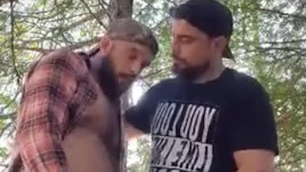 Risky Public Woods Jerk Off